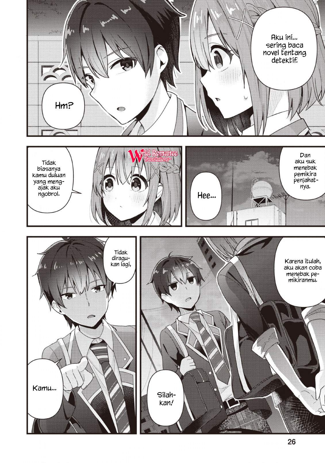 The Cute Girl Sitting Next to Me Is Trying to Make Me Fall in Love With Her as a Way to Ridicule Me, but the Tables Were Turned on Her Before She Knew It Chapter 1 Gambar 26