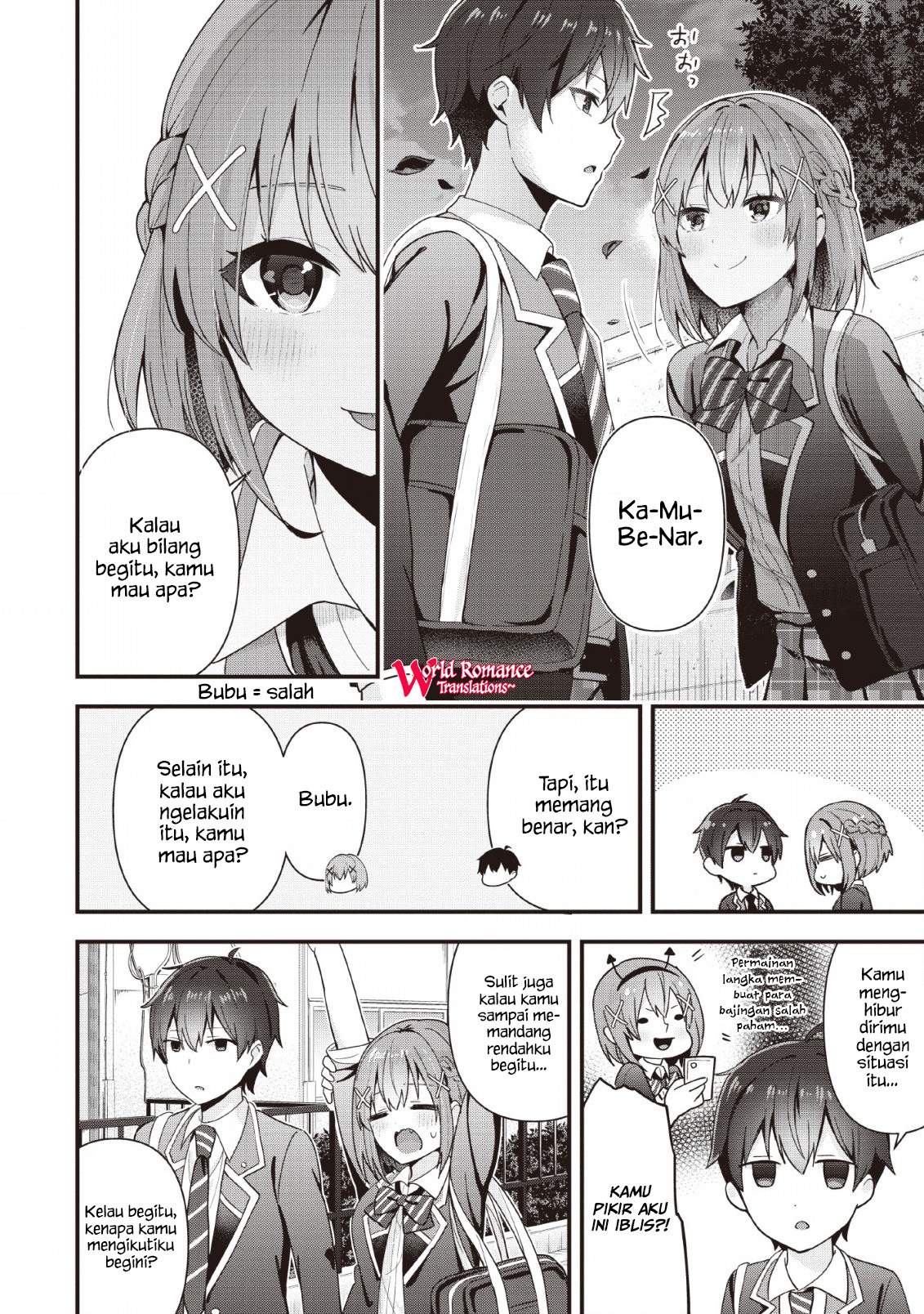 The Cute Girl Sitting Next to Me Is Trying to Make Me Fall in Love With Her as a Way to Ridicule Me, but the Tables Were Turned on Her Before She Knew It Chapter 1 Gambar 28
