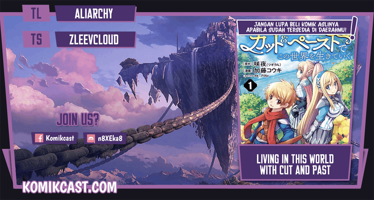 Baca Komik Living In This World With Cut & Paste Chapter 12.1 Gambar 1