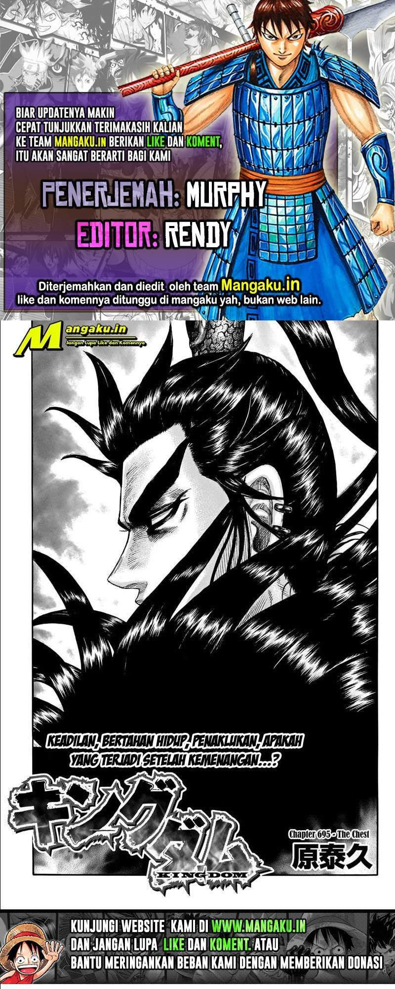 Komik Kingdom Chapter 695 gambar nomor 1