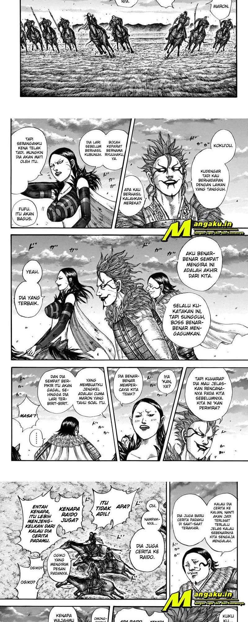 Kingdom Chapter 695 Gambar 3