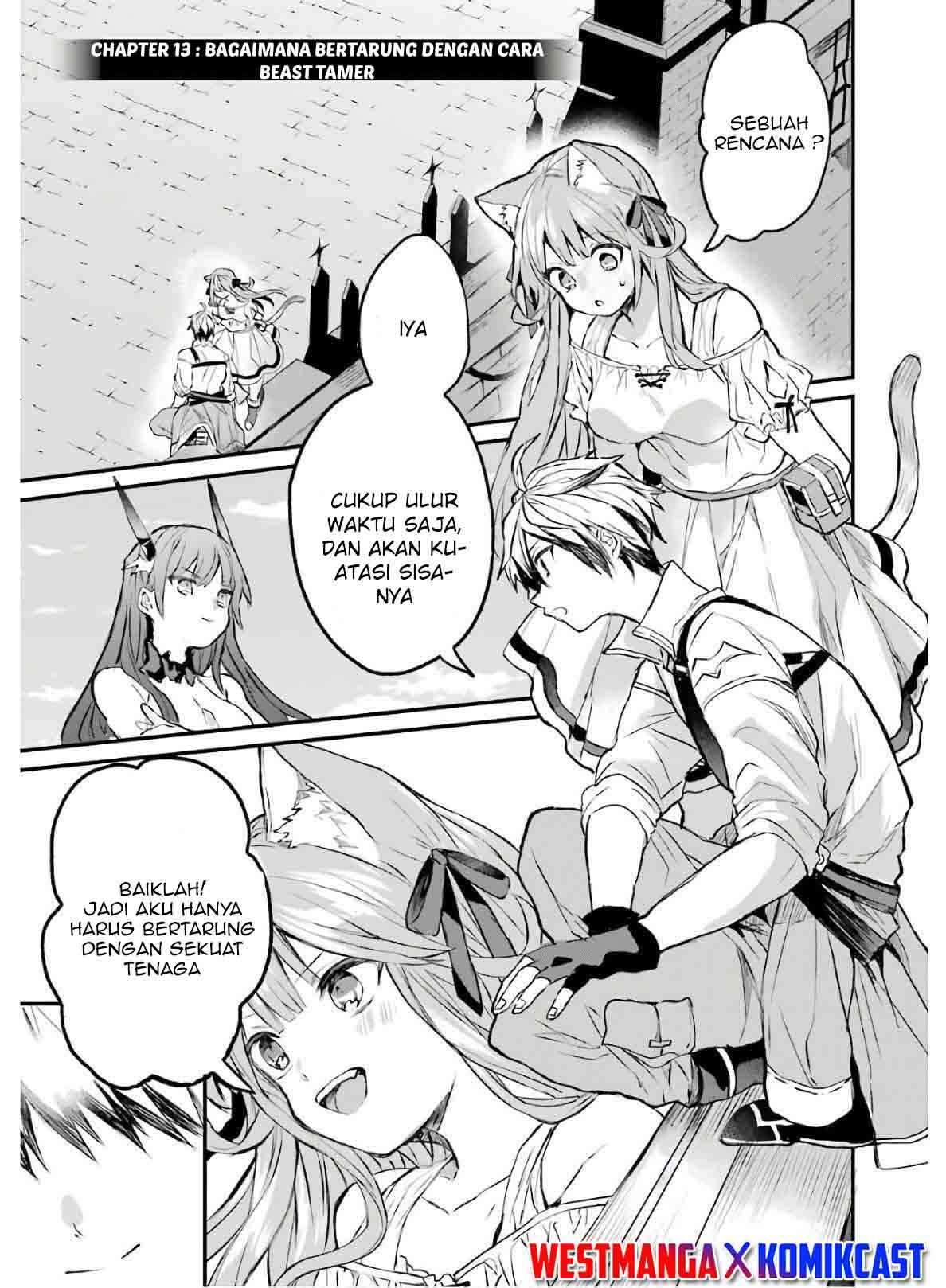 Komik Yuusha Party wo Tsuihou Sareta Beast Tamer, Saikyou Shuzoku Nekomimi Shojo to Chapter 13 gambar nomor 1