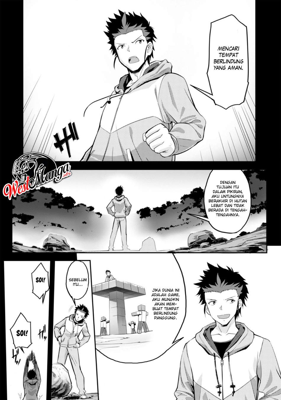 Craft Game no Nouryoku de Isekai Kouryaku!! Chapter 1.1 Gambar 12