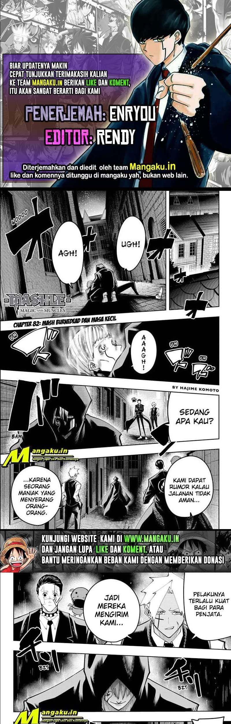 Baca Komik Mashle: Magic and Muscles Chapter 82 Gambar 1