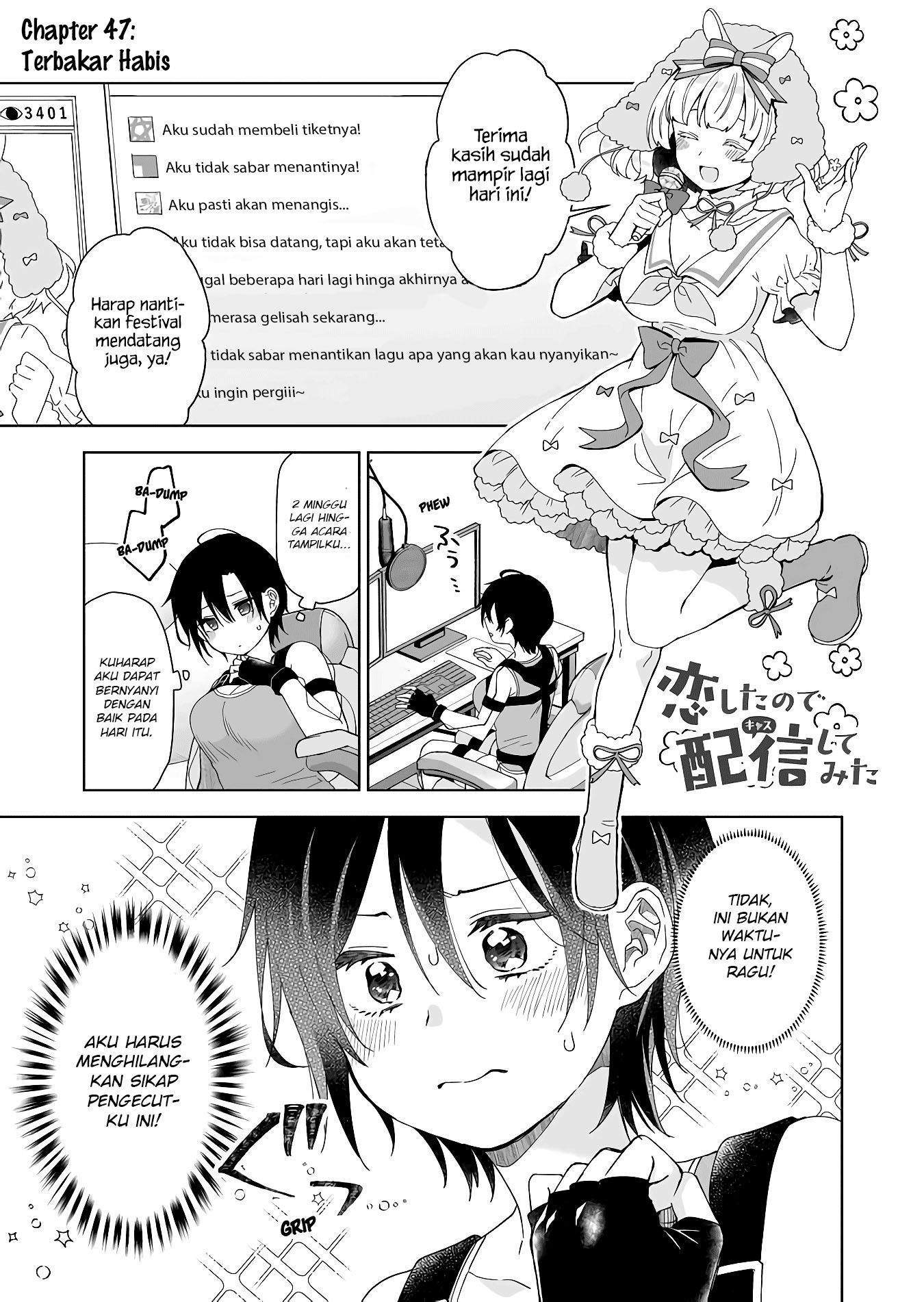 Baca Manga Koi Shita no de, Haishin Shite Mita Chapter 47 Gambar 2