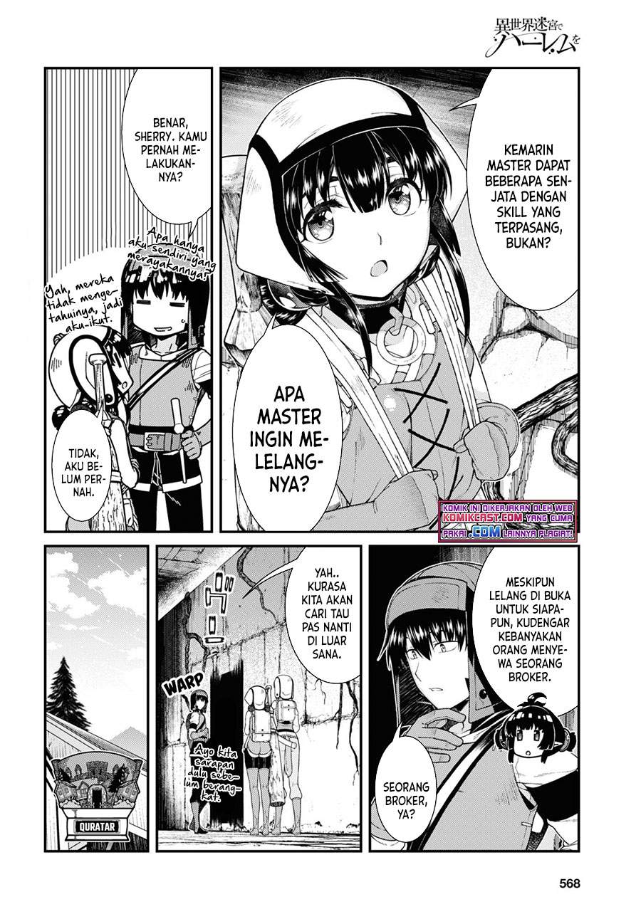 Baca Manga Isekai Meikyuu de Harem wo Chapter 52 Gambar 2