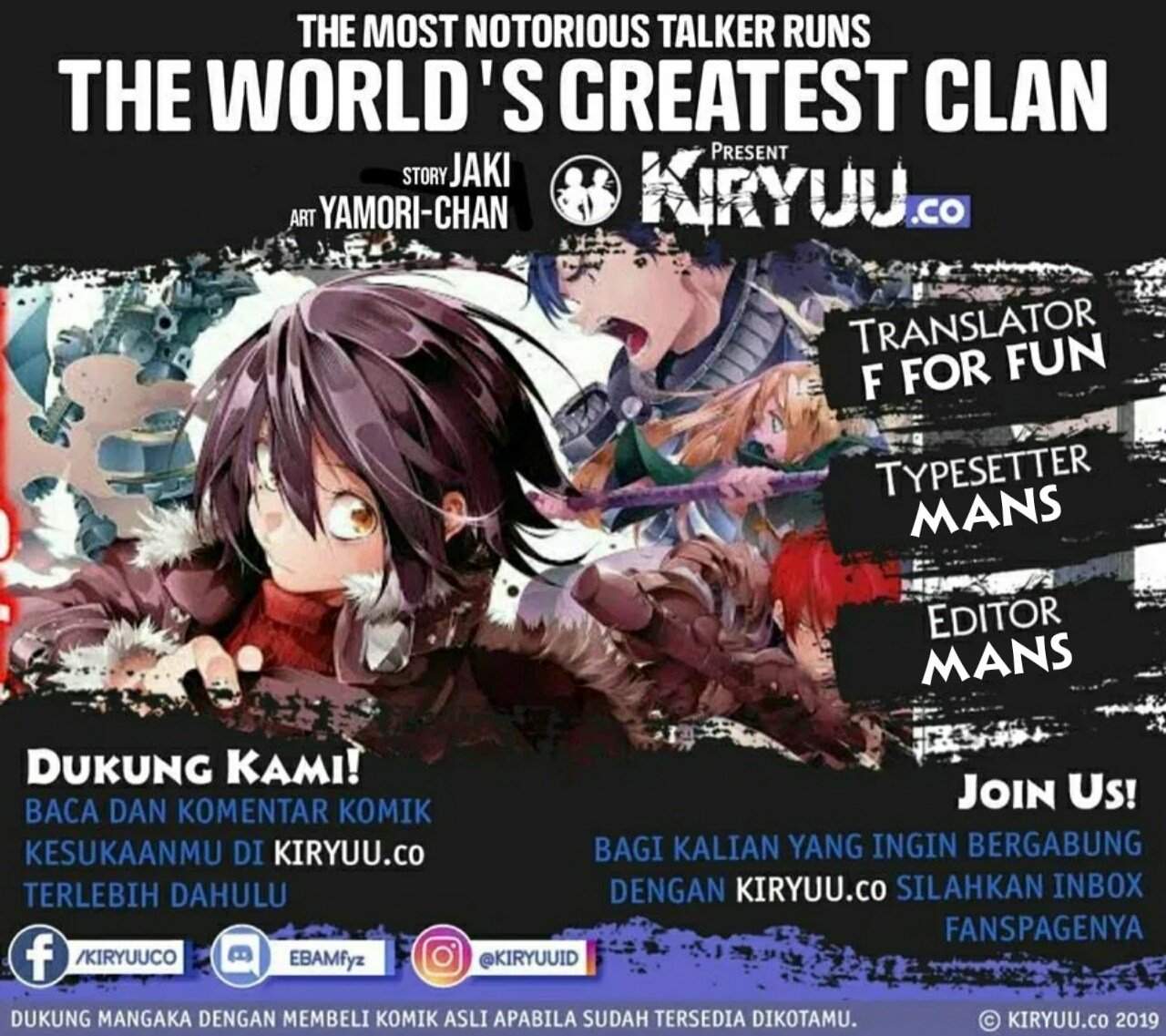 Baca Komik The Most Notorious “Talker” Runs the World’s Greatest Clan Chapter 10 Gambar 1