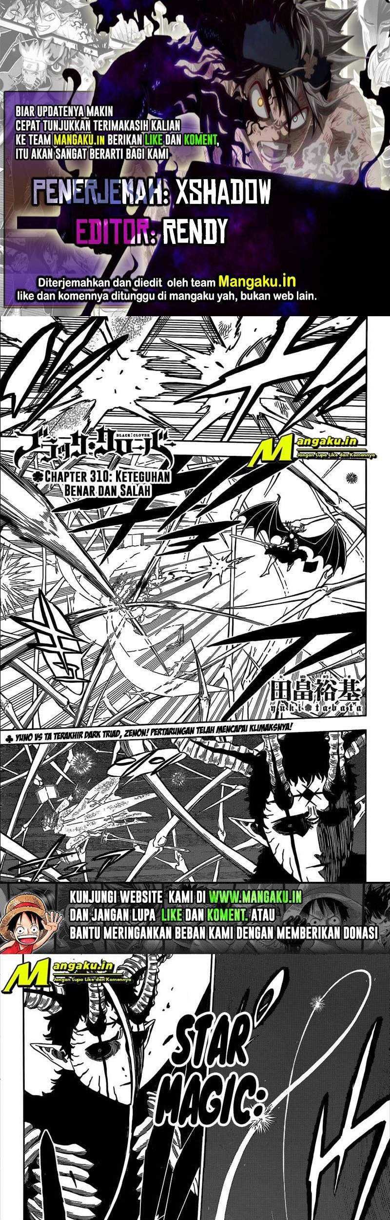 Baca Komik Black Clover Chapter 310 Gambar 1