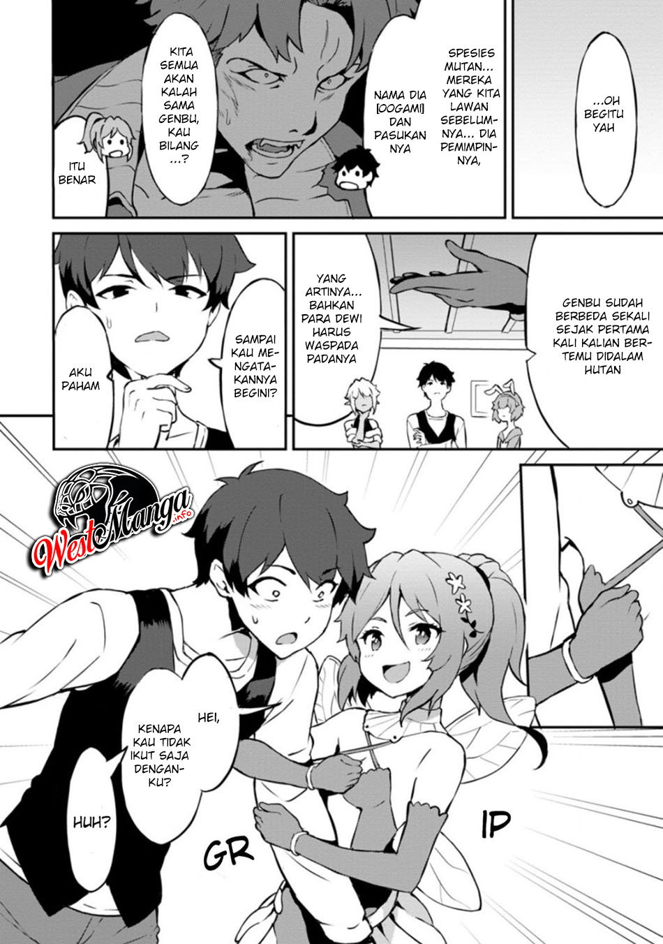 Taberu dake de Level-Up! Damegami to Issho ni Isekai Musou Chapter 23.2 Gambar 10