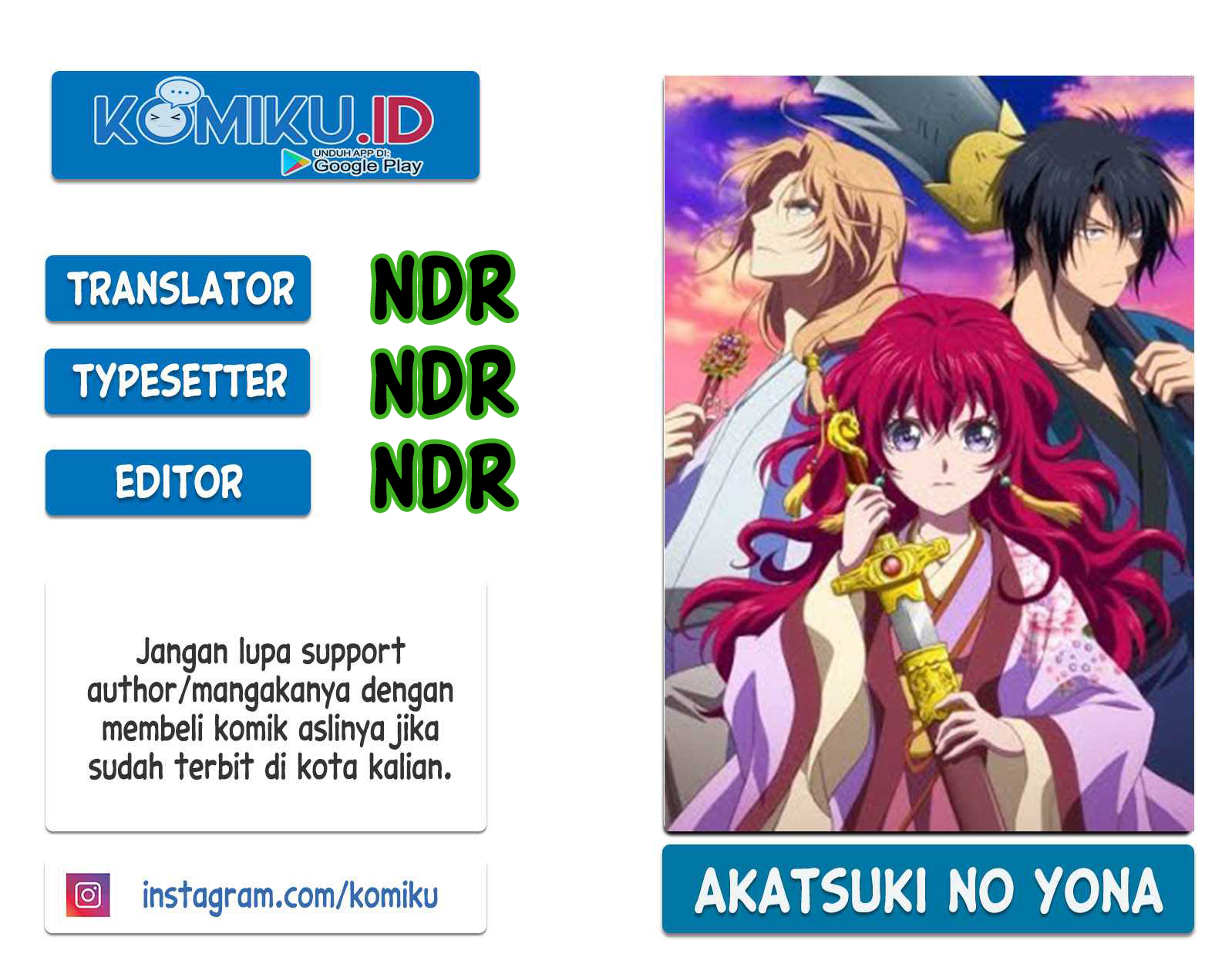 Baca Komik Akatsuki no Yona Chapter 189 Gambar 1