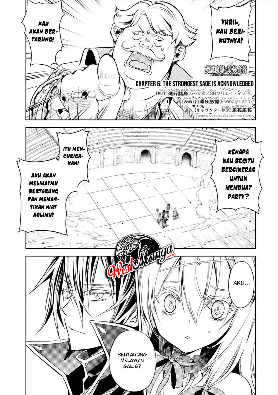 Baca Manga Senmetsumadou no Saikyou Kenja: Musai no Kenja, Madou wo Kiwame Saikyou e Itaru Chapter 06.1 Gambar 2