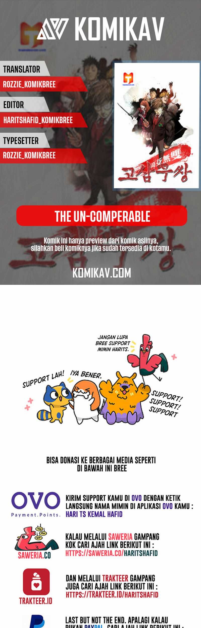 Baca Komik The Un-Comparable Chapter 16 Gambar 1