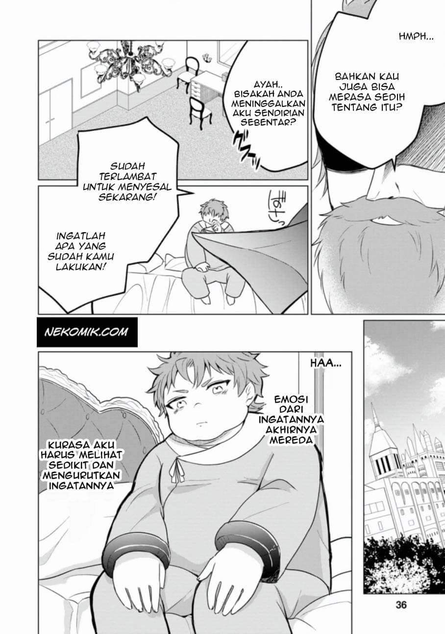 Tensei Saki ga Zannen Ouji Datta Ken: Ima wa Fukkin 1-kai mo Dekinai kedo Yasete Isekai Sukuimasu Chapter 2.1 Gambar 5