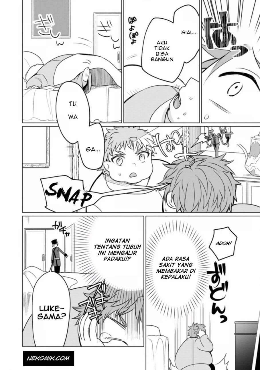 Tensei Saki ga Zannen Ouji Datta Ken: Ima wa Fukkin 1-kai mo Dekinai kedo Yasete Isekai Sukuimasu Chapter 1.3 Gambar 7