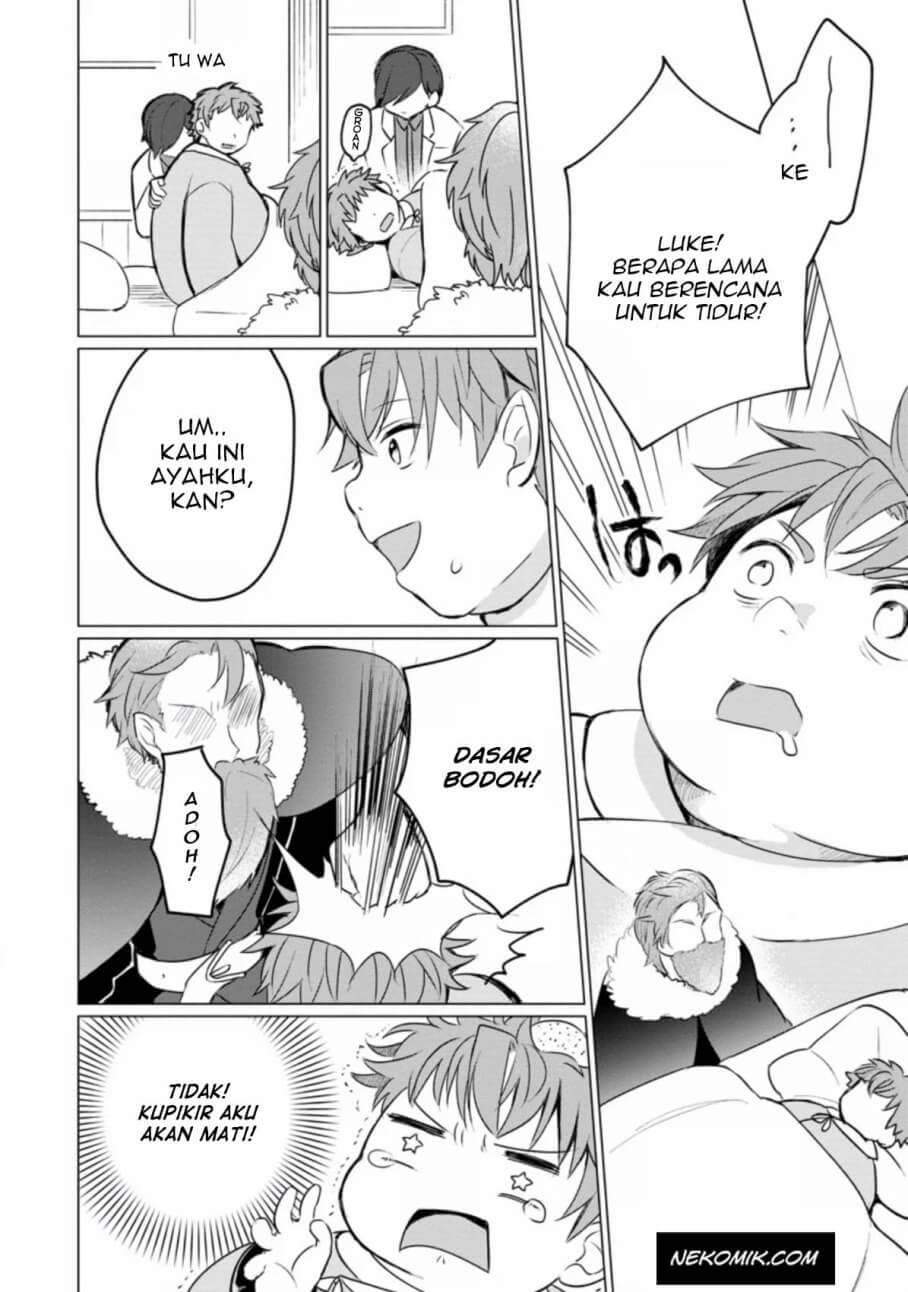 Tensei Saki ga Zannen Ouji Datta Ken: Ima wa Fukkin 1-kai mo Dekinai kedo Yasete Isekai Sukuimasu Chapter 1.3 Gambar 9