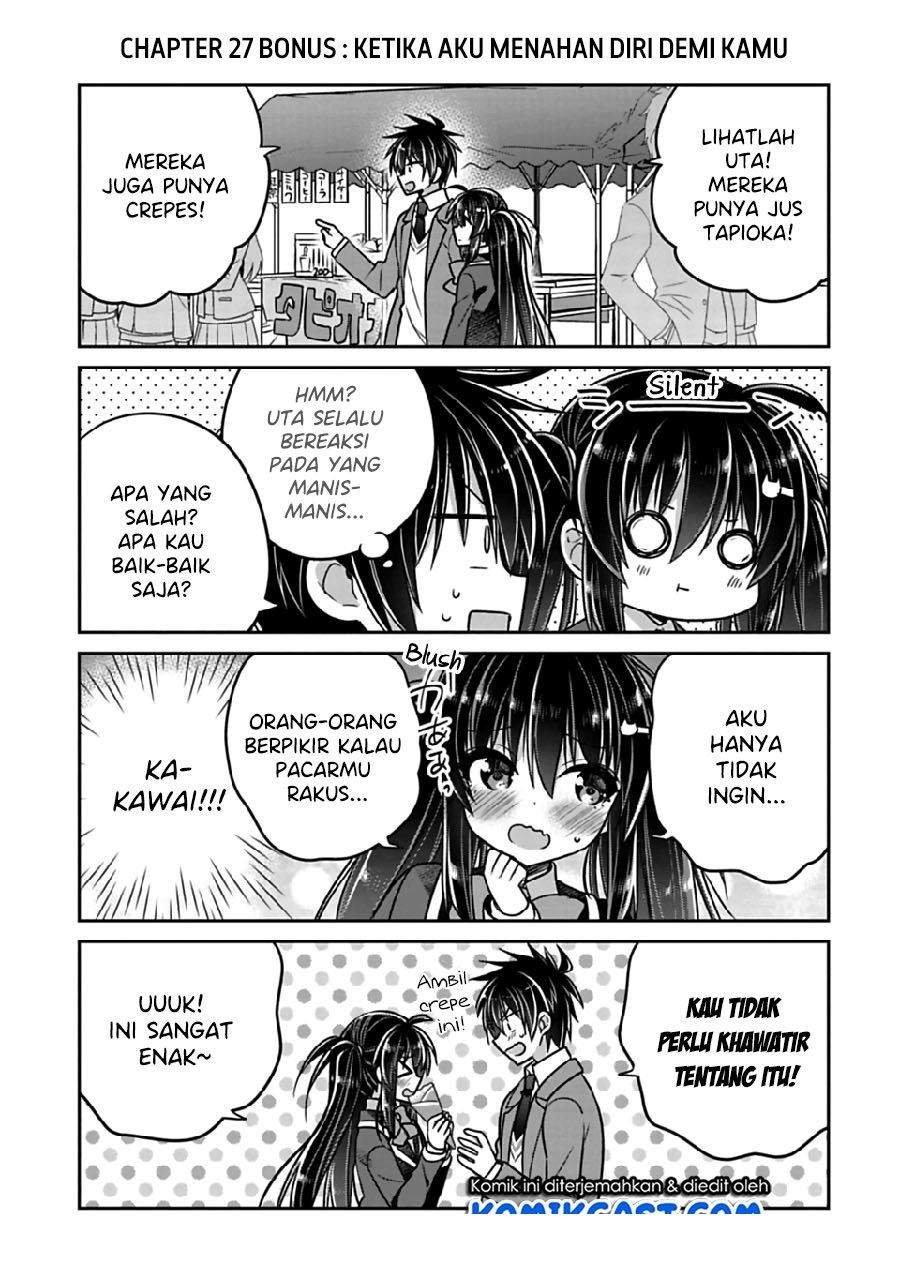 Baca Komik Siscon Ani to Brocon Imouto ga Shoujiki ni Nattara Chapter 27.1 Gambar 1