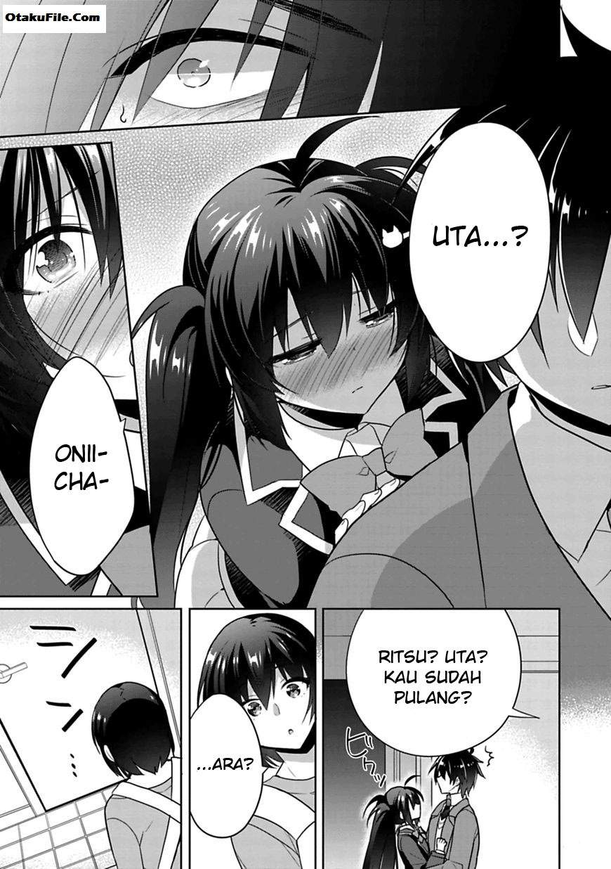 Siscon Ani to Brocon Imouto ga Shoujiki ni Nattara Chapter 1 Gambar 36