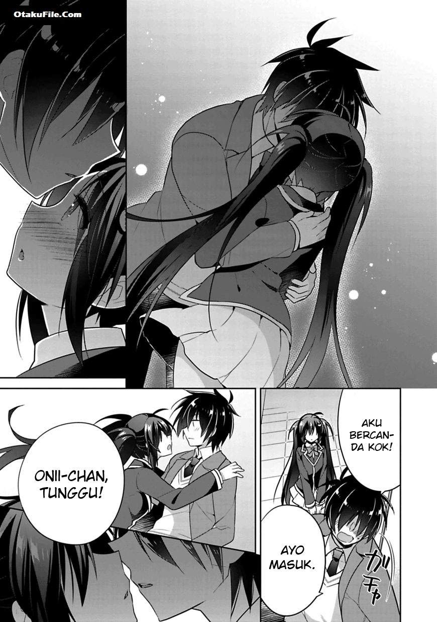 Siscon Ani to Brocon Imouto ga Shoujiki ni Nattara Chapter 1 Gambar 38