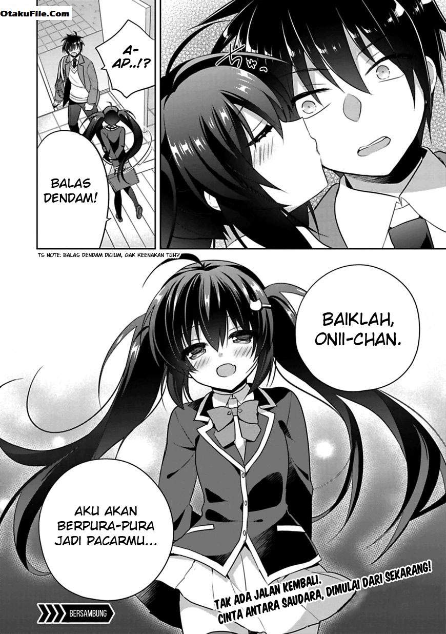 Siscon Ani to Brocon Imouto ga Shoujiki ni Nattara Chapter 1 Gambar 39