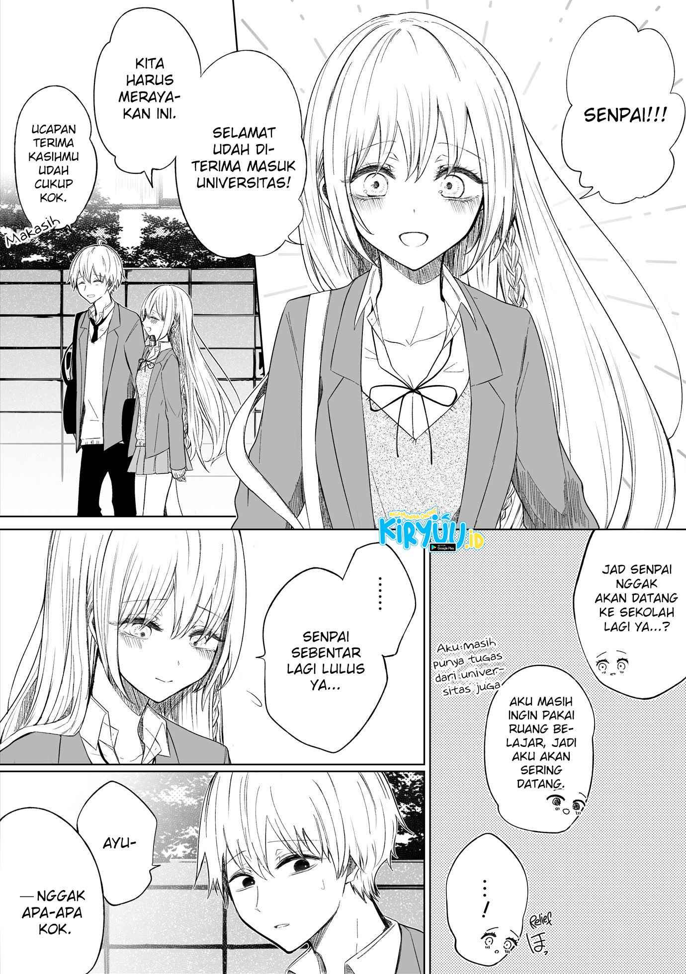 Baca Manga Ichizu de Bitch na Kouhai Chapter 75 Gambar 2
