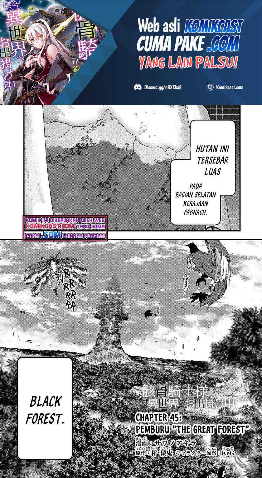 Manga Gaikotsu Kishi-sama, Tadaima Isekai e Odekake-chuu Chapter 45 gambar nomor 2