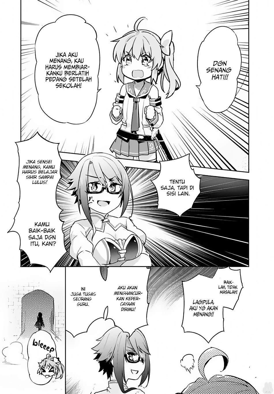 Kenshi o Mezashite Nyugaku Shitanoni Maho Tekisei 9999 Nandesukedo!? Chapter 04 Gambar 25