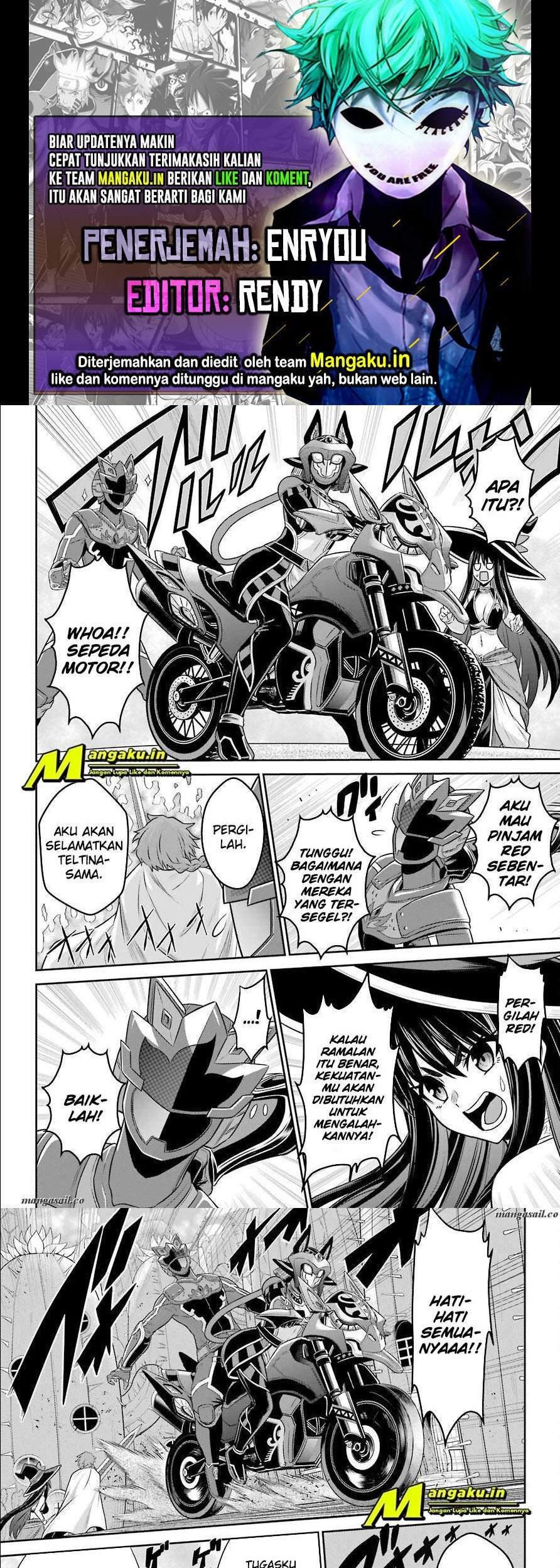 Baca Komik The Red Ranger Becomes an Adventurer in Another World Chapter 10.2 Gambar 1