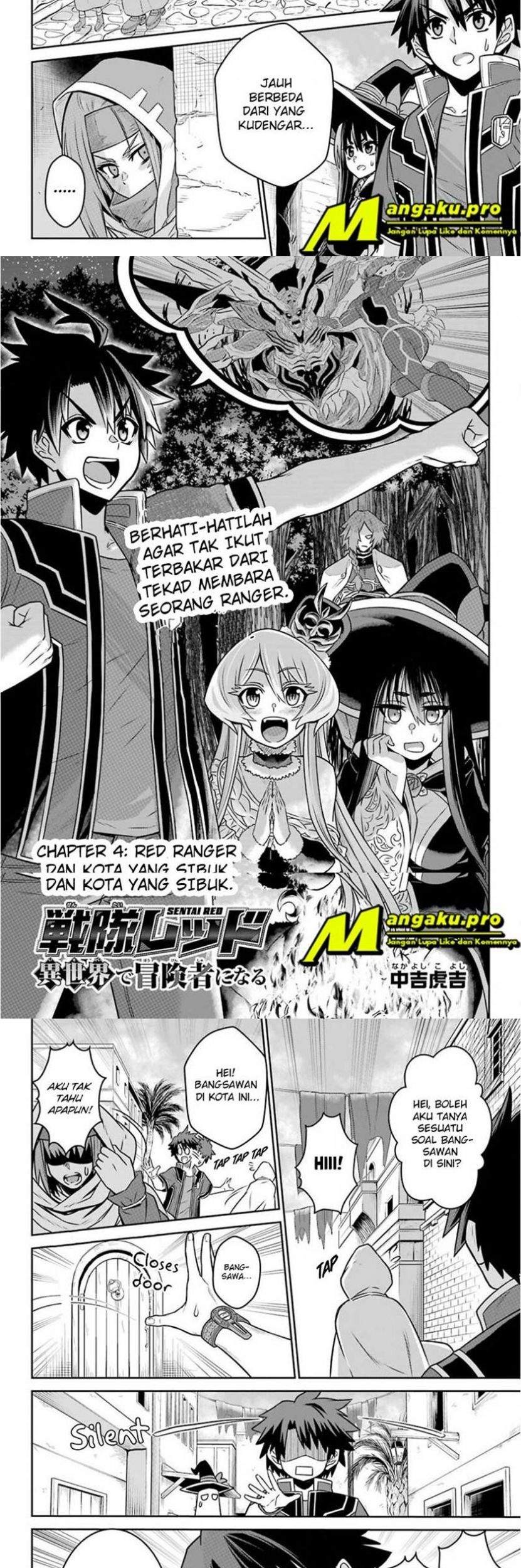 The Red Ranger Becomes an Adventurer in Another World Chapter 4.1 Gambar 3