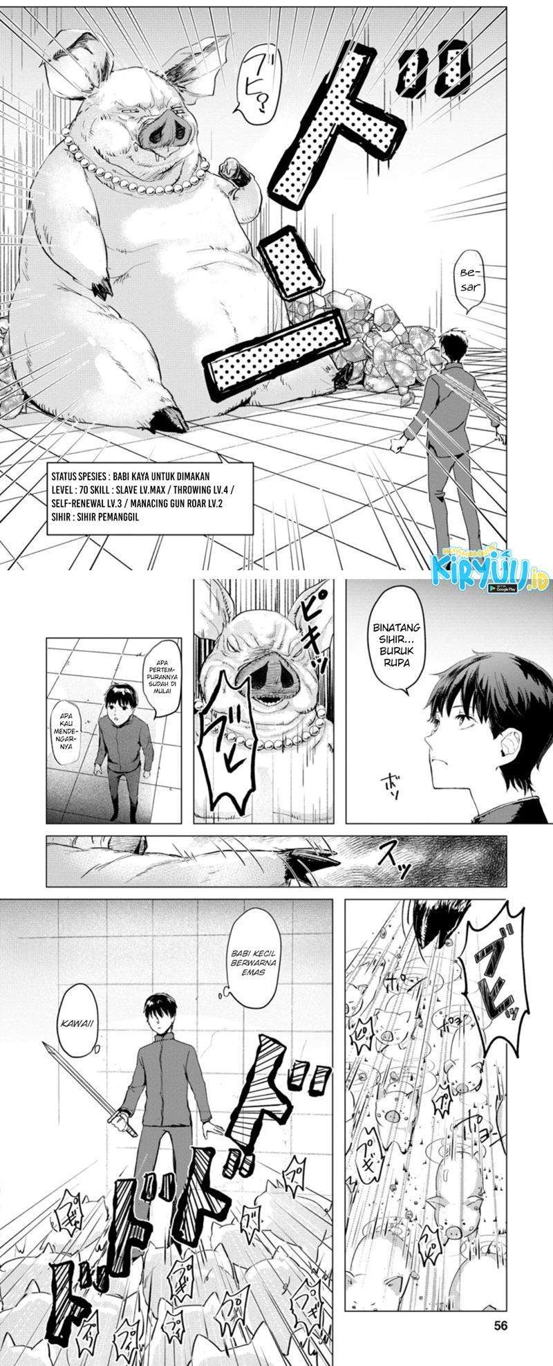 Baca Manga Ano Hi Chikyuu ni Dungeon ga Shutsugen Shita Chapter 2.3 Gambar 2