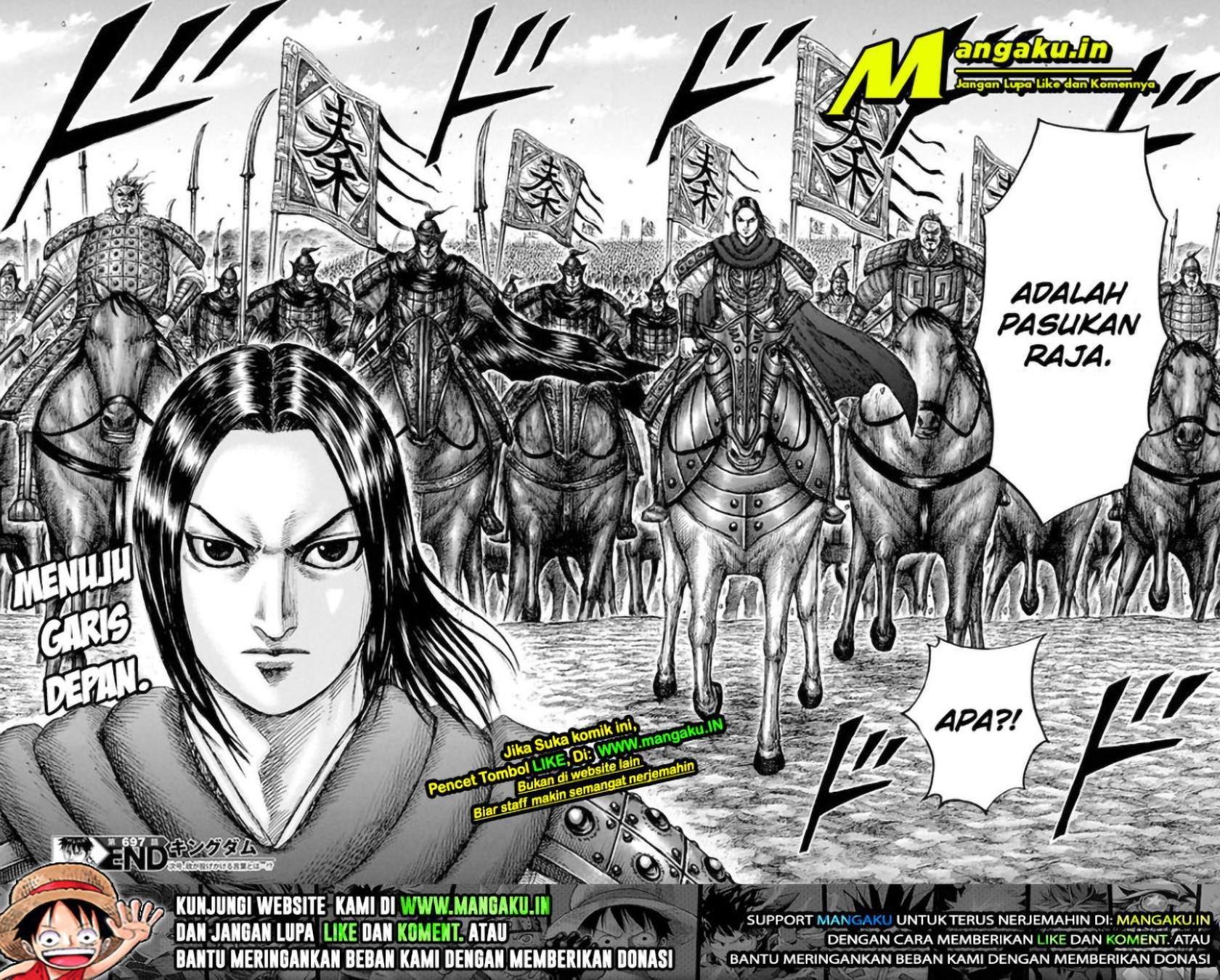Kingdom Chapter 697 Gambar 21