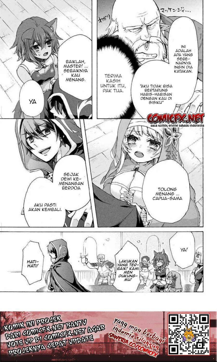 “Kukuku… He is the weakest of the Four Heavenly Monarchs.” I was dismissed from my job but somehow I became the master of a hero and a holy maiden. Chapter 5.1 Gambar 14