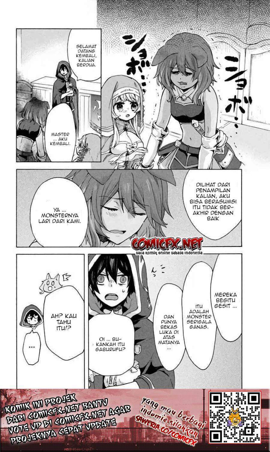 “Kukuku… He is the weakest of the Four Heavenly Monarchs.” I was dismissed from my job but somehow I became the master of a hero and a holy maiden. Chapter 5.1 Gambar 3