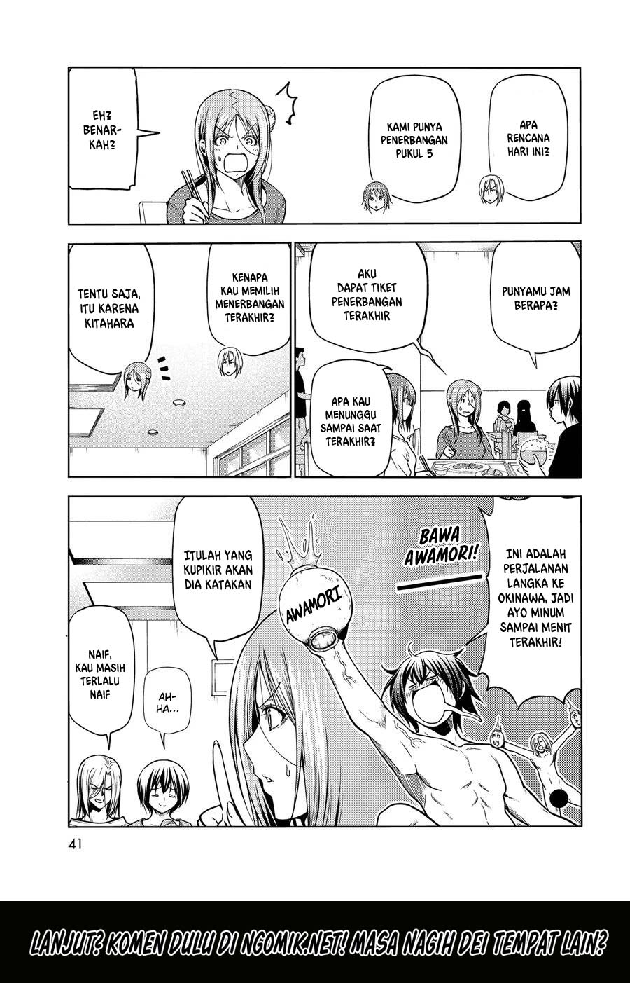 Komik Grand Blue - Chapter Chapter 69.1 - Halaman 4