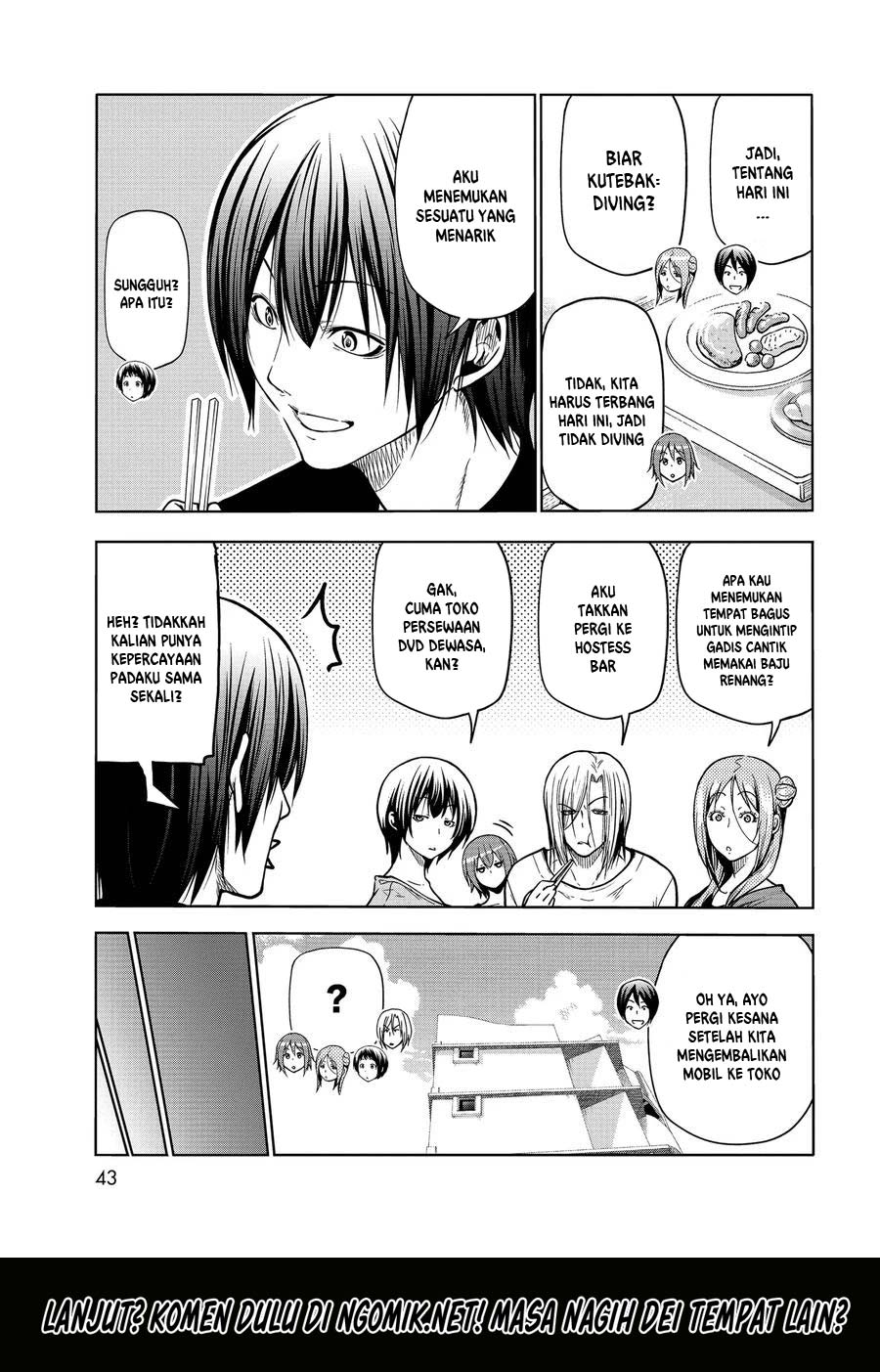 Komik Grand Blue - Chapter Chapter 69.1 - Halaman 6