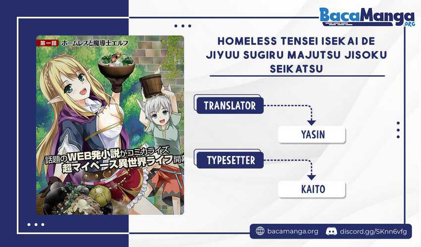 Baca Komik Homeless Tensei: Isekai De Jiyuu Sugiru Majutsu Jisoku Seikatsu Chapter 07.1 Gambar 1