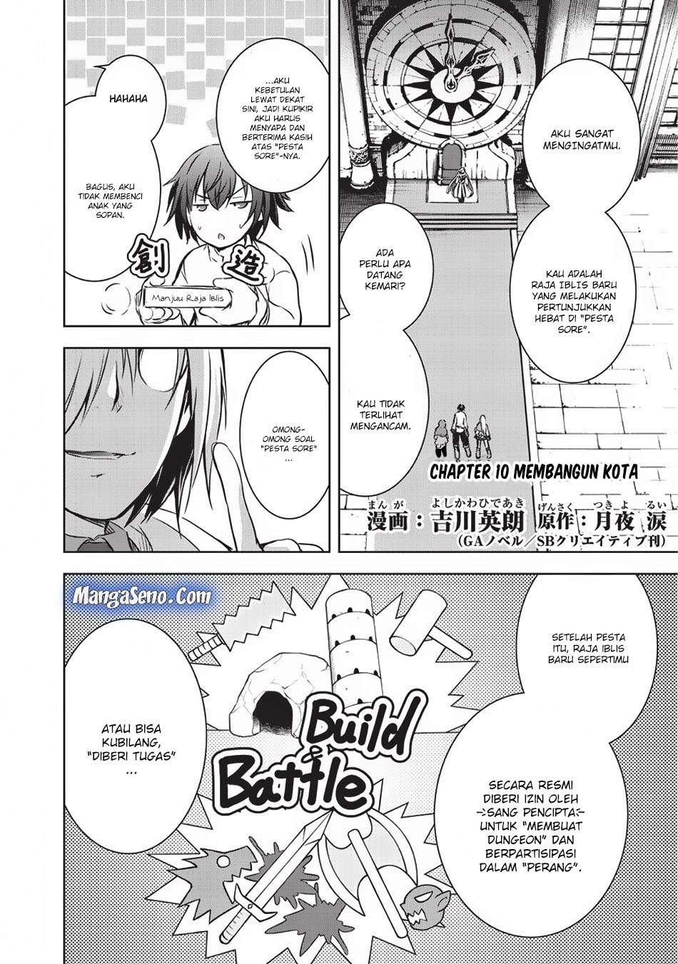 Baca Manga Maou-sama no Machizukuri! ~Saikyou no Danjon wa Kindai Toshi~ Chapter 10 Gambar 2