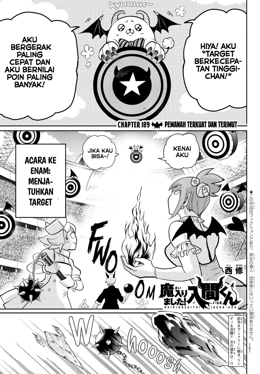 Baca Manga Mairimashita! Iruma-kun Chapter 189 Gambar 2