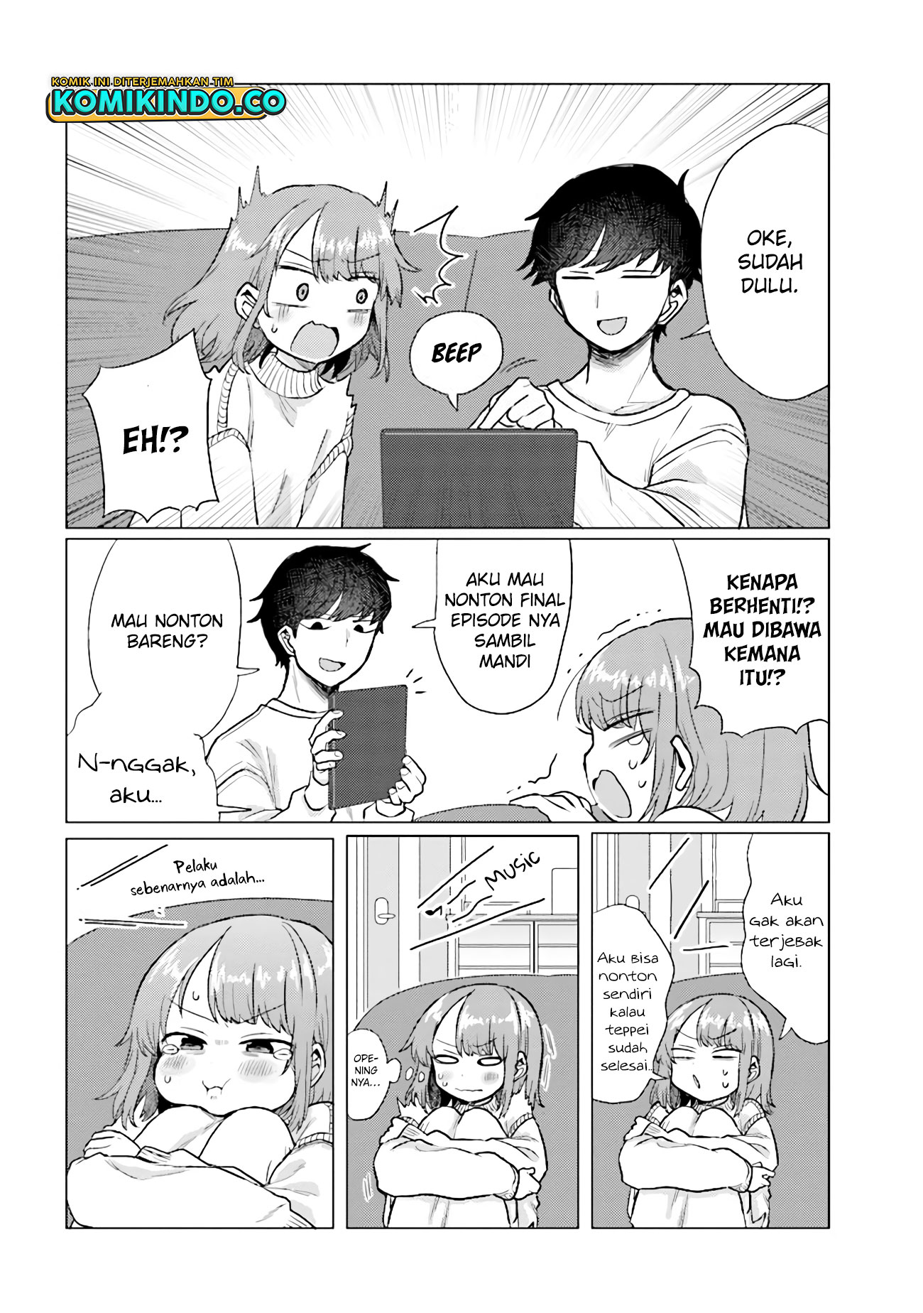 Girlfriend Who Absolutely Doesn’t Want to Take a Bath VS Boyfriend Who Absolutely Wants Her to Take a Bath Chapter 36 Gambar 3
