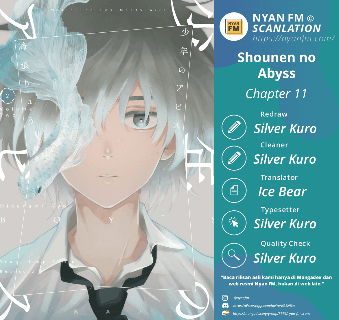Baca Komik Shounen no Abyss Chapter 11 Gambar 1