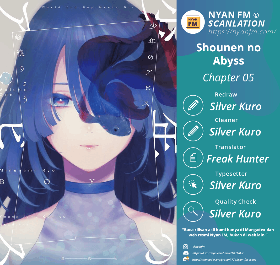 Baca Komik Shounen no Abyss Chapter 5 Gambar 1