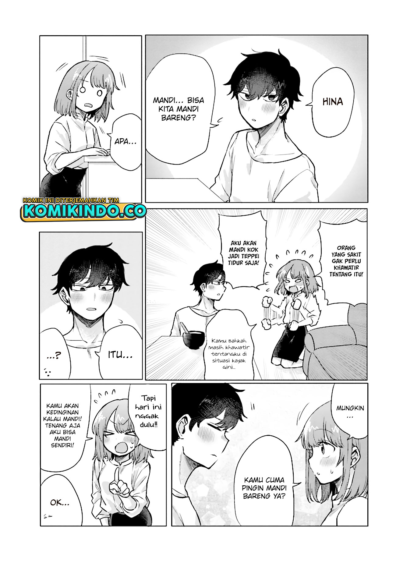 Girlfriend Who Absolutely Doesn’t Want to Take a Bath VS Boyfriend Who Absolutely Wants Her to Take a Bath Chapter 38 Gambar 4