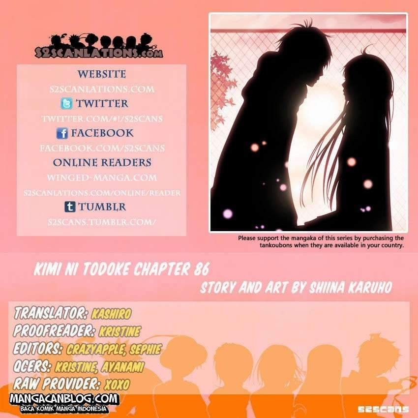 Baca Komik Kimi ni Todoke Chapter 86 Gambar 1