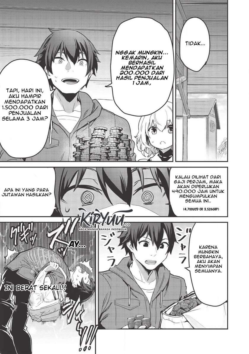Itsu Demo Jitaku ni Kaereru Ore wa, Isekai de Gyoushoujin o Hajimemashita Chapter 4 Gambar 14