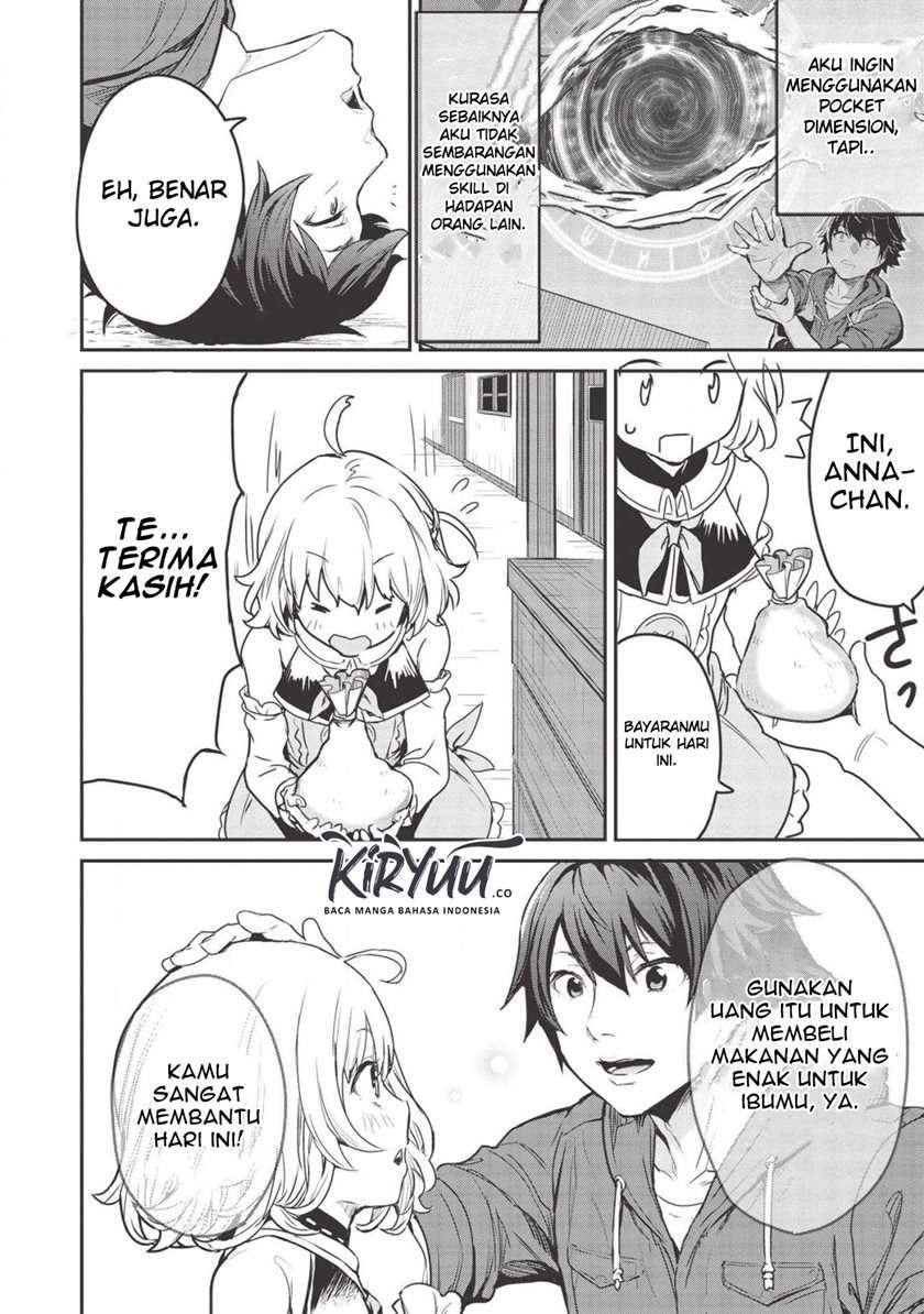 Itsu Demo Jitaku ni Kaereru Ore wa, Isekai de Gyoushoujin o Hajimemashita Chapter 4 Gambar 15