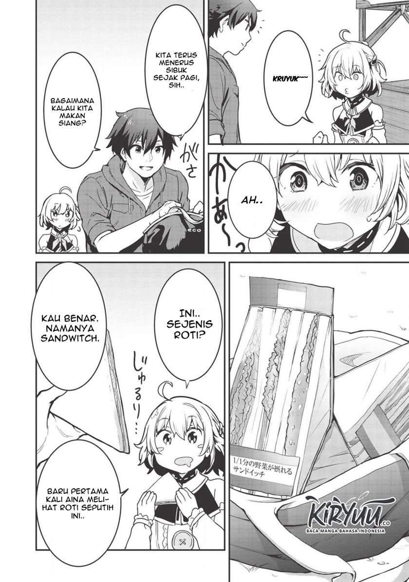 Itsu Demo Jitaku ni Kaereru Ore wa, Isekai de Gyoushoujin o Hajimemashita Chapter 4 Gambar 17