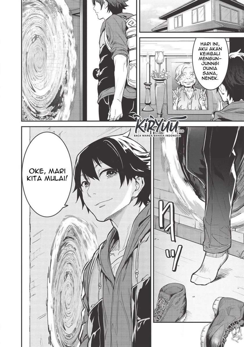 Itsu Demo Jitaku ni Kaereru Ore wa, Isekai de Gyoushoujin o Hajimemashita Chapter 4 Gambar 3
