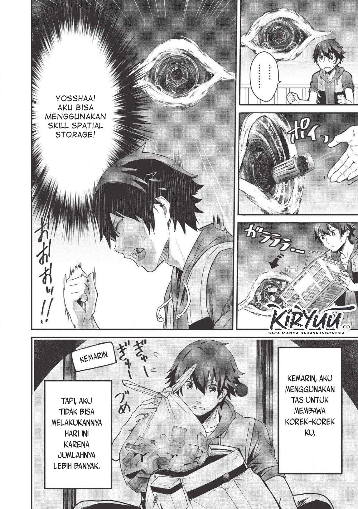 Itsu Demo Jitaku ni Kaereru Ore wa, Isekai de Gyoushoujin o Hajimemashita Chapter 3.5 Gambar 9