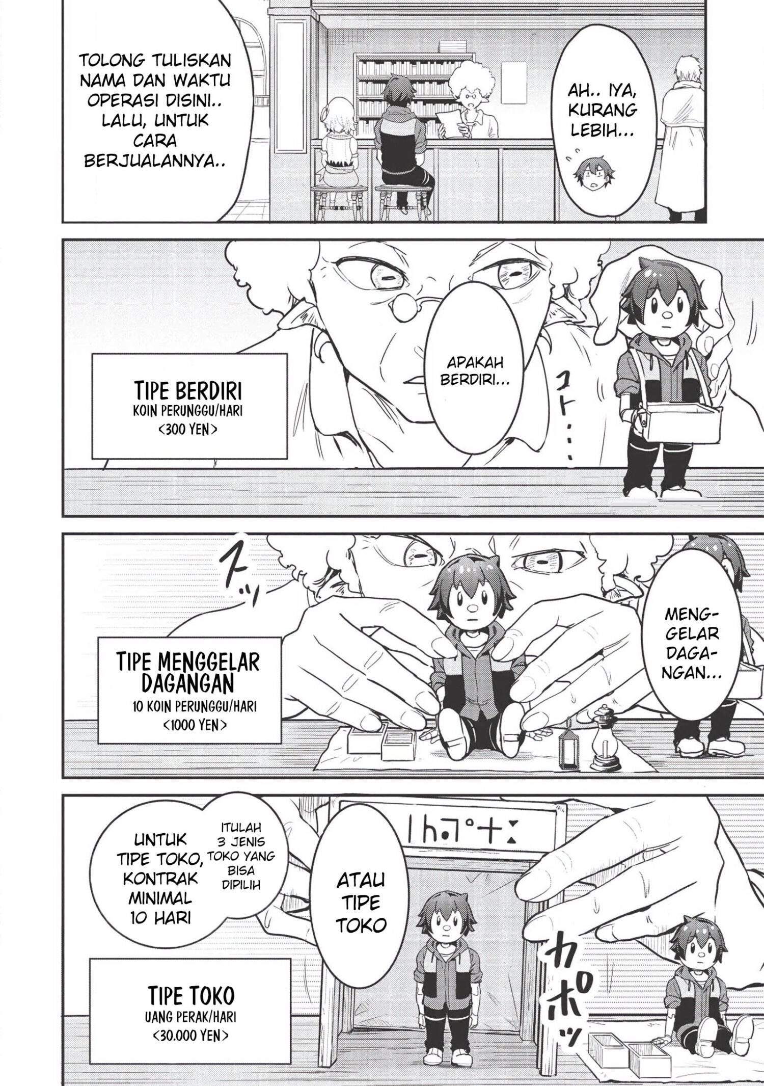 Itsu Demo Jitaku ni Kaereru Ore wa, Isekai de Gyoushoujin o Hajimemashita Chapter 2 Gambar 3
