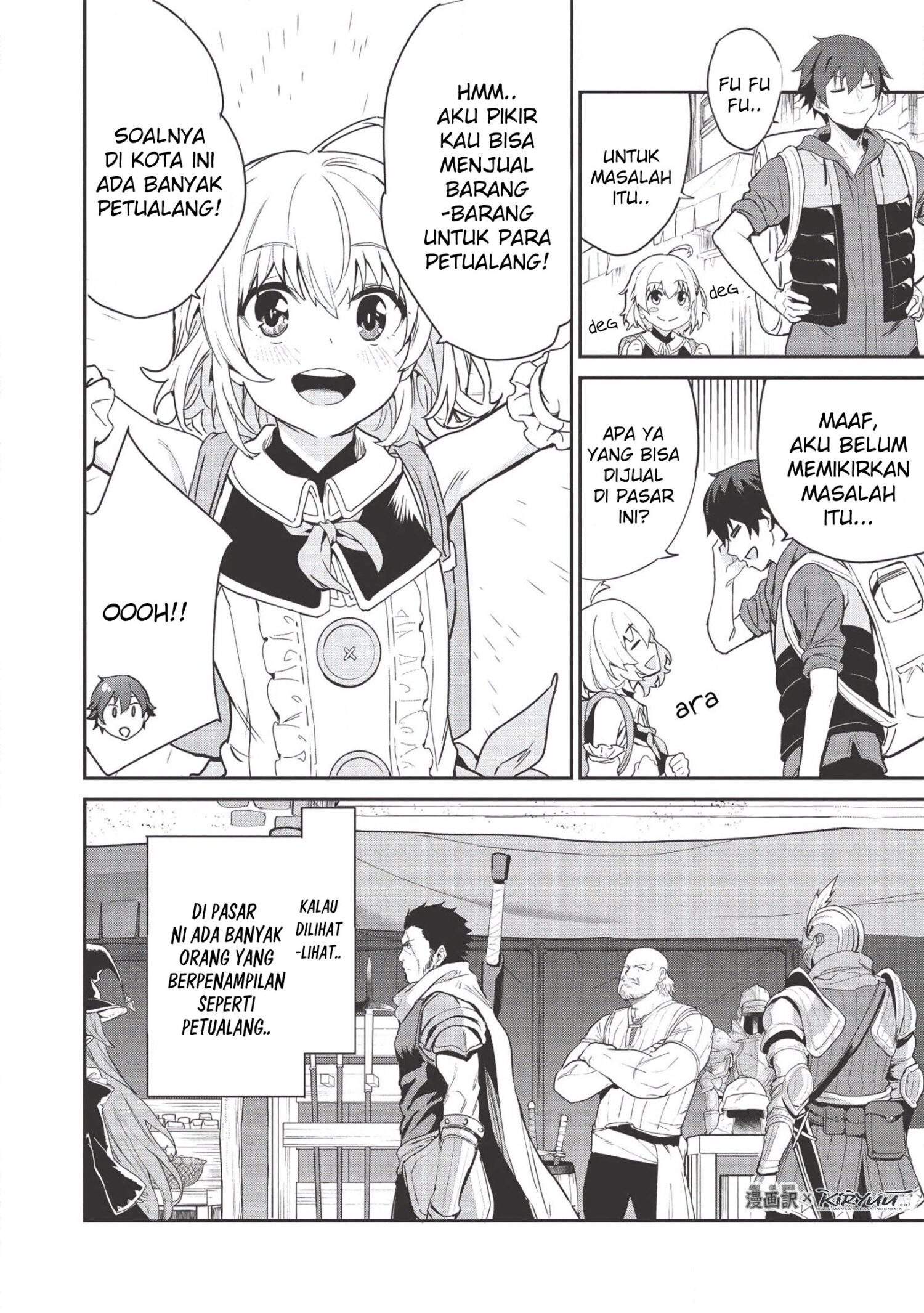 Itsu Demo Jitaku ni Kaereru Ore wa, Isekai de Gyoushoujin o Hajimemashita Chapter 2 Gambar 7