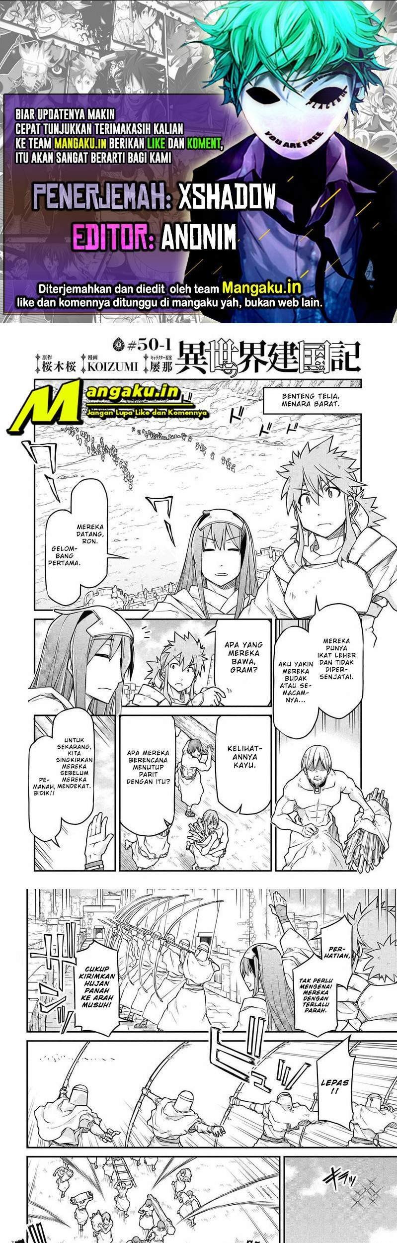 Baca Komik Isekai Kenkokuki Chapter 50.1 Gambar 1